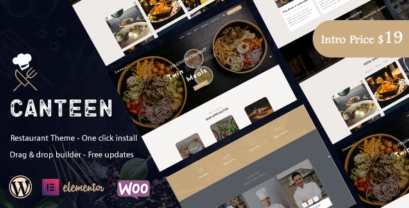 Canteen - Restaurant WordPress Theme