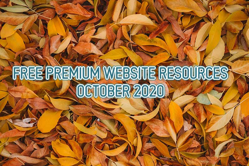 FREE Premium Website Resources - October 2020