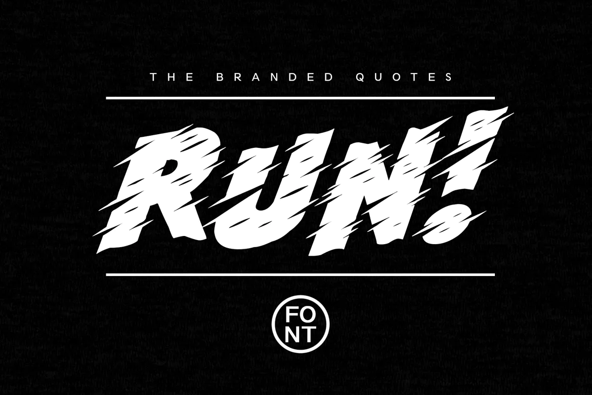 Run! Font + Arcade Text Tutorial