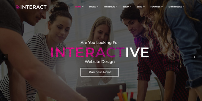 Interact | Responsive Multipurpose Bootstrap Template