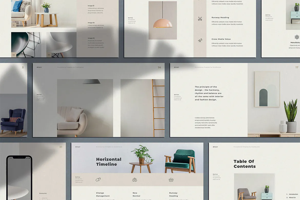 Altair Minimal PowerPoint Presentation Template