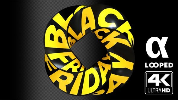 Black Friday Loop Video Effect