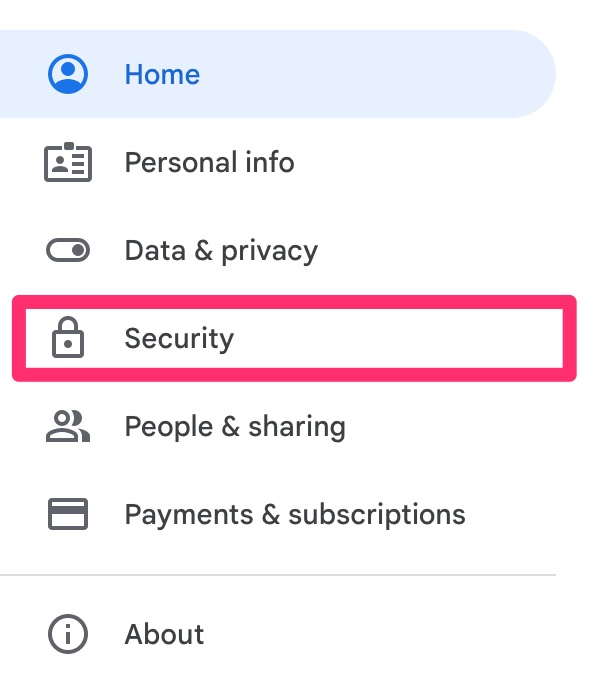 Google Account Security